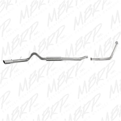 MBRP Exhaust S6206409 4in. Turbo Back; Single Side (Stock Cat) Exit; T409