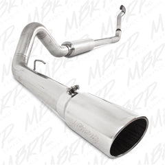 MBRP Exhaust S6218409 4in. Turbo Back; Single Side Exit; (Aluminized 3in. downpipe); T409