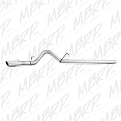 MBRP Exhaust S6242AL 4in. Filter Back; Single Side Exit; AL