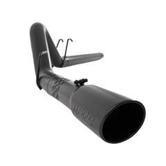 MBRP Exhaust S6242BLK 4in. Filter Back; Single Side Exit; Black Coated