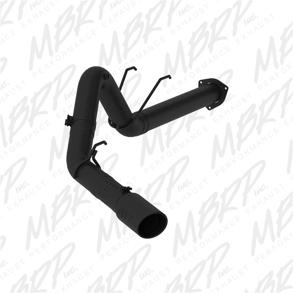 MBRP Exhaust S6289BLK 4in. Filter Back; Single; Black Coated