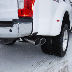 MBRP Exhaust S6290AL 4in. Filter Back; Single Side Dual Exit; AL