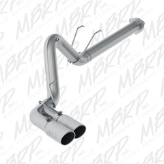 MBRP Exhaust S6290AL 4in. Filter Back; Single Side Dual Exit; AL