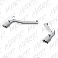 MBRP Exhaust S7019AL 3in. Axle Back; Muffler Delete; Aluminized