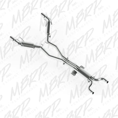 MBRP Exhaust S7024409 3in. Dual Cat Back; Round Tips; T409
