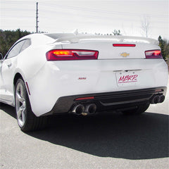 MBRP Exhaust S7036AL 3in. Dual Axle Back; Quad Tips; Aluminized