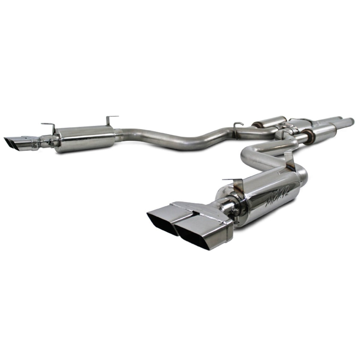 MBRP Exhaust S7110304 3in. Cat Back; Dual Split Rear; T304