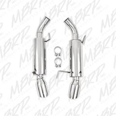 MBRP Exhaust S7200304 2 1/2in. Dual Mufflers Axle Back; Split Rear; T304