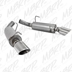 MBRP Exhaust S7200AL 2 1/2in. Dual Mufflers Axle Back; Split Rear; AL