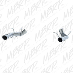 MBRP Exhaust S7203304 3in. Dual Axle Back; Muffler Delete; T304