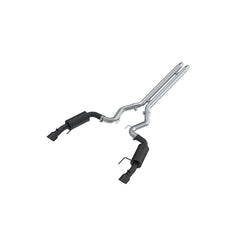 MBRP Exhaust Black-Coated Aluminized Steel 3" Cat-Back Dual Split Rear Street Version PN. S7251BLK