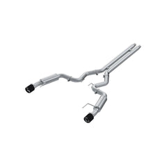 MBRP Exhaust T304 Stainless Steel 3" Cat-Back Dual Split Rear with Carbon Fiber Tips Race Version PN. S72533CF