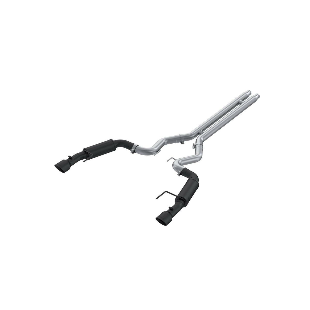 MBRP Exhaust Black-Coated Aluminized Steel 3" Cat-Back Dual Split Rear Race Version PN. S7253BLK