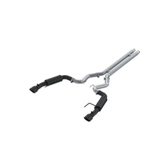 MBRP Exhaust Black-Coated Aluminized Steel 3" Cat-Back Dual Split Rear Race Version PN. S7253BLK