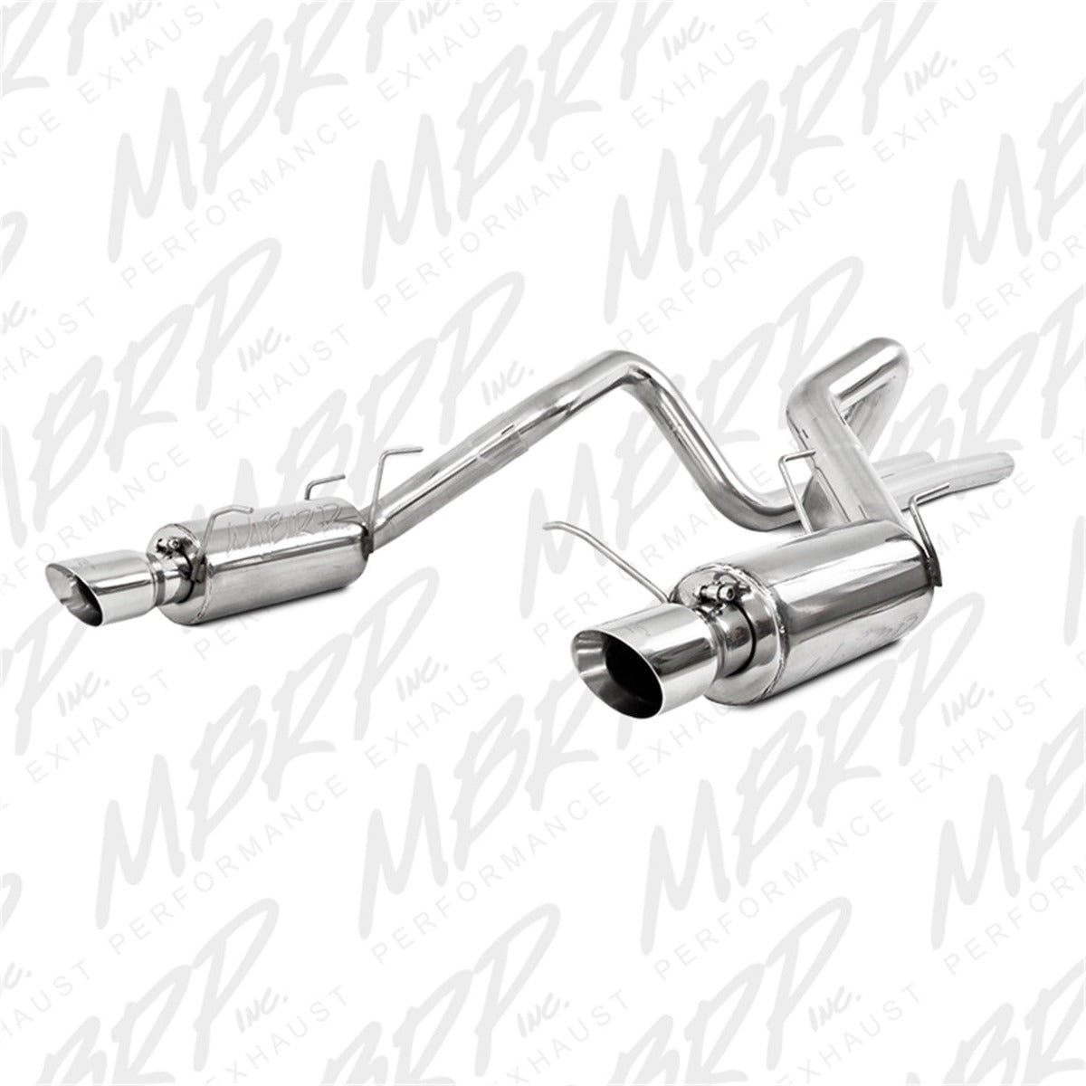 MBRP Exhaust S7258409 3in. Cat Back; Dual Split Rear; Street Version; T409