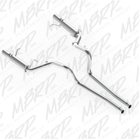 MBRP Exhaust S7264AL 3in. Cat Back; Dual Split Rear; Race Version; AL