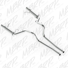 MBRP Exhaust S7264AL 3in. Cat Back; Dual Split Rear; Race Version; AL
