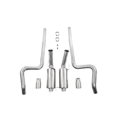 MBRP Exhaust S7269409 3in. Cat Back; Dual Split Rear; Street Version; T409