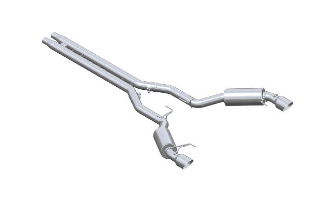 MBRP Exhaust S7277409 3in. Cat Back; Dual Split Rear; Street Version; 4.5in. tips; T409