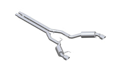 MBRP Exhaust S7277AL 3in. Cat Back; Dual Split Rear; Street Version; 4.5in. tips Aluminized Steel