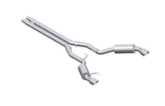 MBRP Exhaust S7278409 3in. Cat Back; Dual Split Rear; Race Version; 4.5in. tips; T409