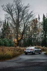MBRP Exhaust T304 Stainless Steel 3" Cat-Back Dual Split Rear with Quad Carbon Fiber Tips Street Profile PN. S72803CF
