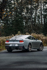 MBRP Exhaust Black-Coated Aluminized Steel 3" Cat-Back Dual Split Rear with Quad Black Tips Street Profile PN. S7280BLK