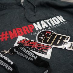 MBRP and JBs Power Centre Swag Package - MBRP Hoodie Lanyard and Stickers
