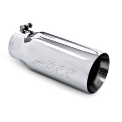 MBRP Exhaust T5049 Tip; 5in. O.D. Dual Wall Straight 4in. inlet 12in. length; T304