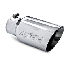 MBRP Exhaust T5072 Tip; 6in. O.D. Dual Wall Angled 4in. inlet 12in. length; T304