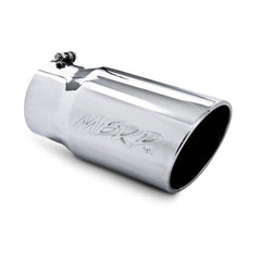 MBRP Exhaust T5075 Tip; 6in. O.D. Angled Rolled End 5in. inlet 12in. length; T304