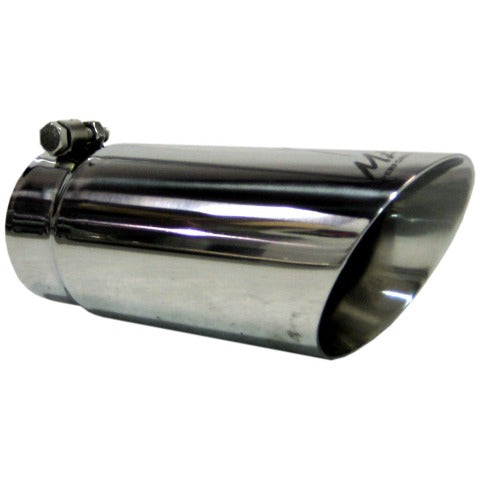 MBRP Exhaust T5110 Tip; 3? O.D. Dual Wall Angled 4in. inlet 10in. length; T304