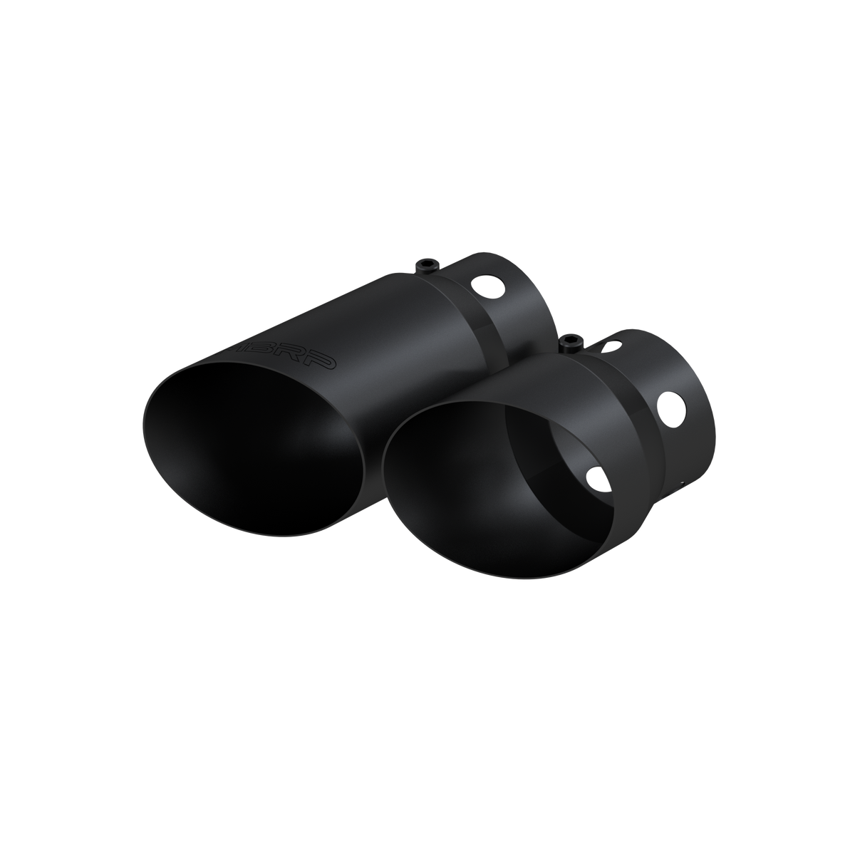 MBRP Exhaust Black-Coated Tip 4" Inlet 5" Outlet Tip Cover Set - 6.75"; 9.75" length PN. T5111BLK