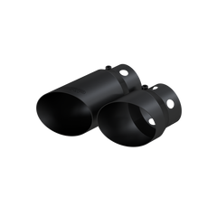 MBRP Exhaust Black-Coated Tip 4" Inlet 5" Outlet Tip Cover Set - 6.75"; 9.75" length PN. T5111BLK
