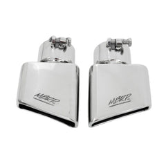 MBRP Exhaust T5119 Tip; 4? x 2? ID; Rectangle; Angled Cut; 3in. O.D. inlet; Driver Side; 7? length;
