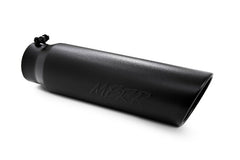 MBRP Exhaust T5124BLK Black Series Exhaust Tip