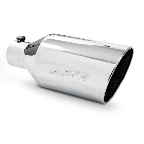 MBRP Exhaust T5128 Tip; 8in. O.D.; Rolled End; 4in. inlet 18in. in length; T304