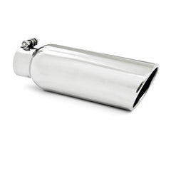 MBRP Exhaust T5140 4in. OD; 2.5in. inlet; 12in. in length; Angled cut Rolled End; Weld on; T304