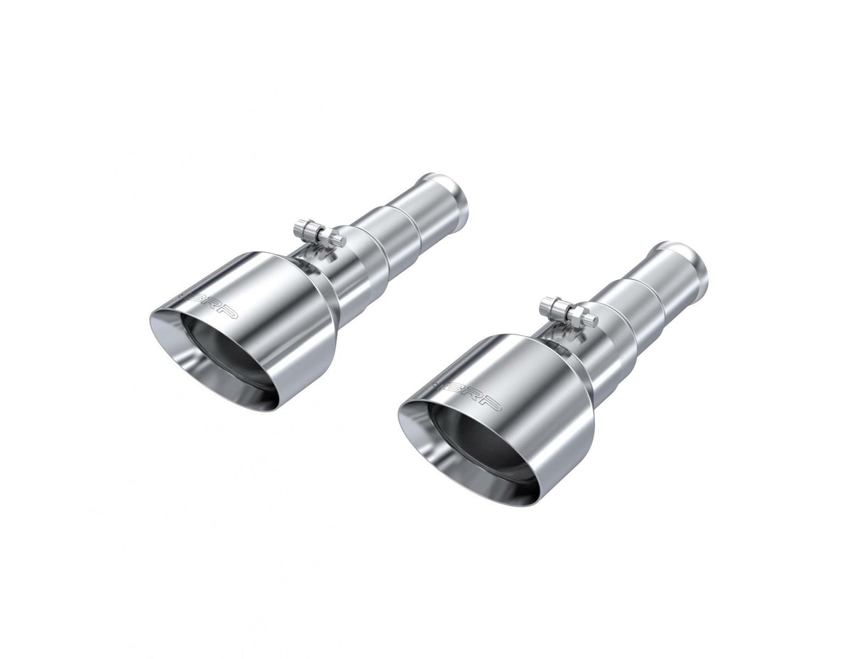 MBRP Exhaust T304 Stainless Steel Tips 5" OD Dual Wall Angle Cut Sold in Pairs PN. T5199
