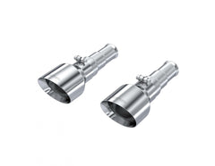 MBRP Exhaust T304 Stainless Steel Tips 5" OD Dual Wall Angle Cut Sold in Pairs PN. T5199