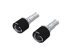 MBRP Exhaust Carbon Fiber Tips 5" OD Dual Wall Angle Cut Sold in Pairs PN. T5199CF