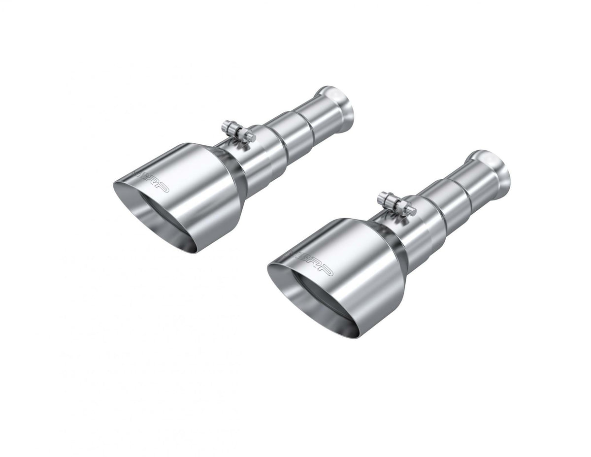 MBRP Exhaust T304 Stainless Steel Tips 5" OD Dual Wall Angle Cut Sold in Pairs PN. T5200