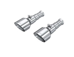 MBRP Exhaust T304 Stainless Steel Tips 5" OD Dual Wall Angle Cut Sold in Pairs PN. T5200