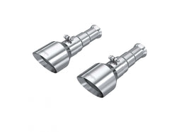 MBRP Exhaust T304 Stainless Steel Tips 5" OD Dual Wall Angle Cut Sold in Pairs PN. T5200
