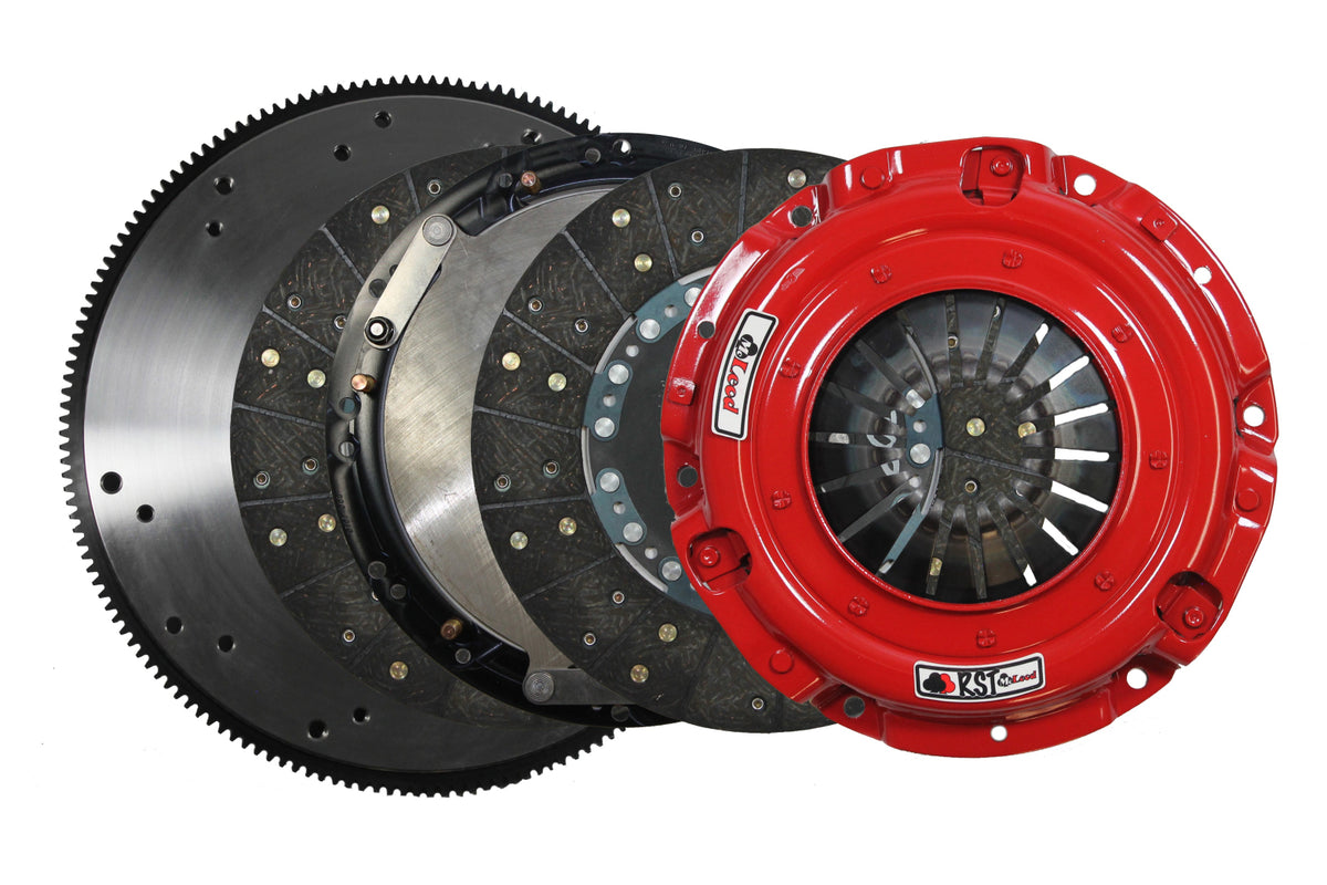 McLeod RST Twin Disc Clutch Kit, Sprung Hub, Steel Base Plate, 1-1/8 x 10 Spline 6975-04
