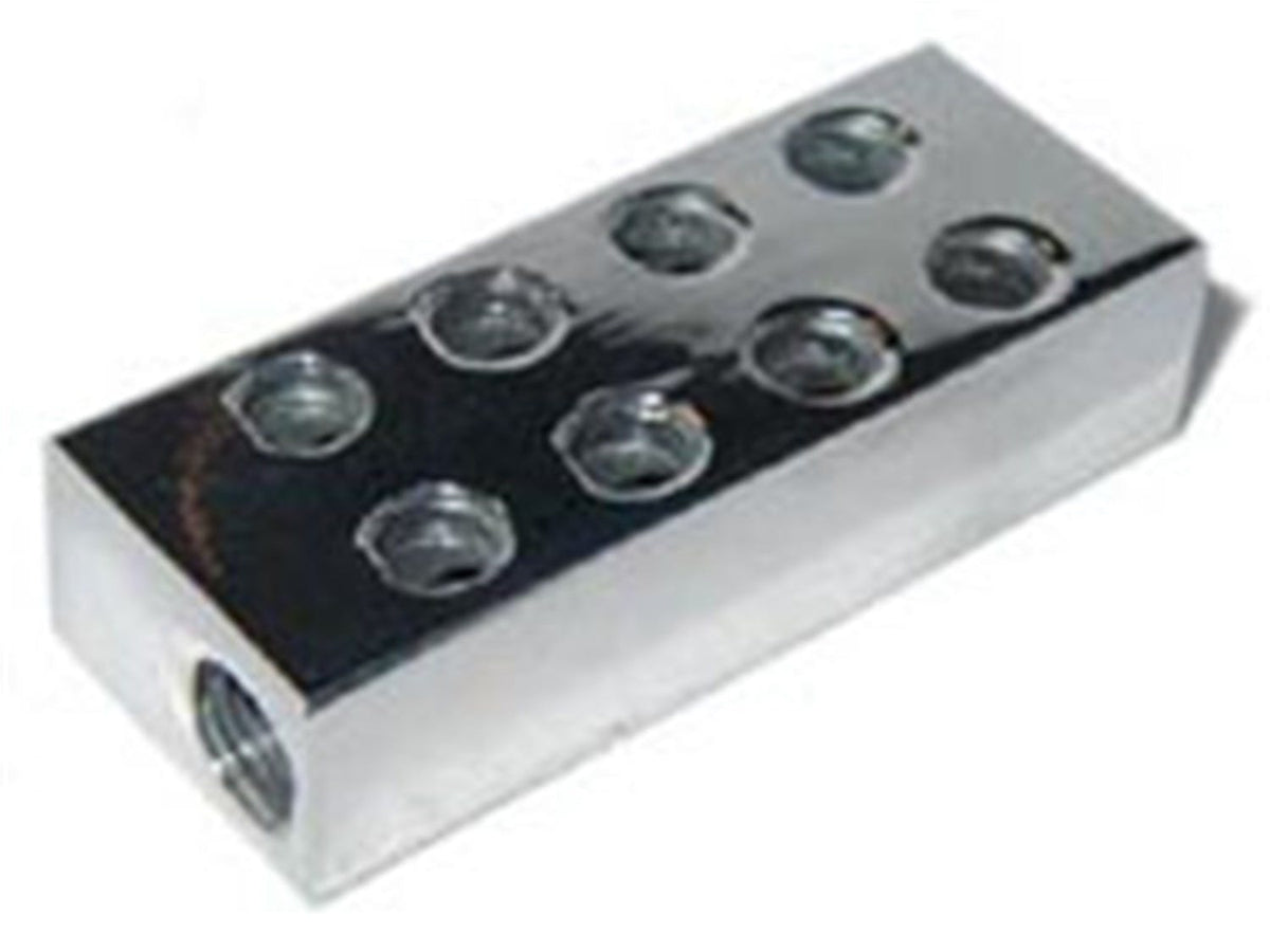 NOS 16750-C-SNOS 1/8 DIST BLK 2 IN-16 OUT