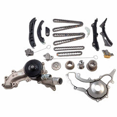 Melling 3-1038SWP Stock Replacement Engine Timing Chain Kit with Water Pump