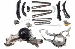 Melling 3-1038SXWP Stock Replacement Engine Timing Chain Kit with Water Pump
