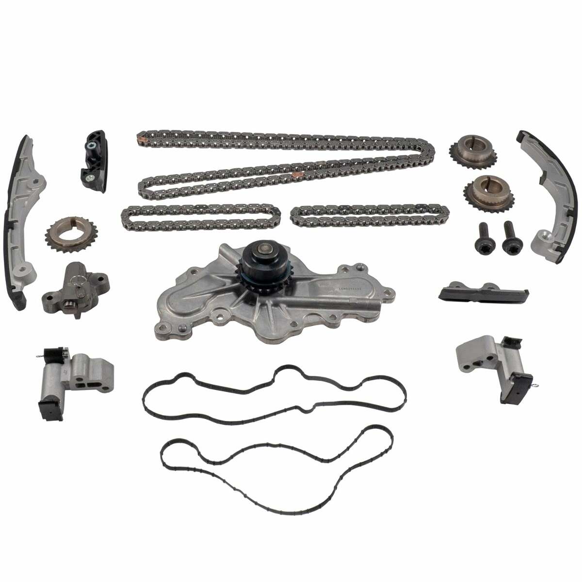 Melling 3-1047SHWP Stock Replacement Engine Timing Chain Kit with Water Pump