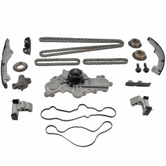 Melling 3-1047SHWP Stock Replacement Engine Timing Chain Kit with Water Pump